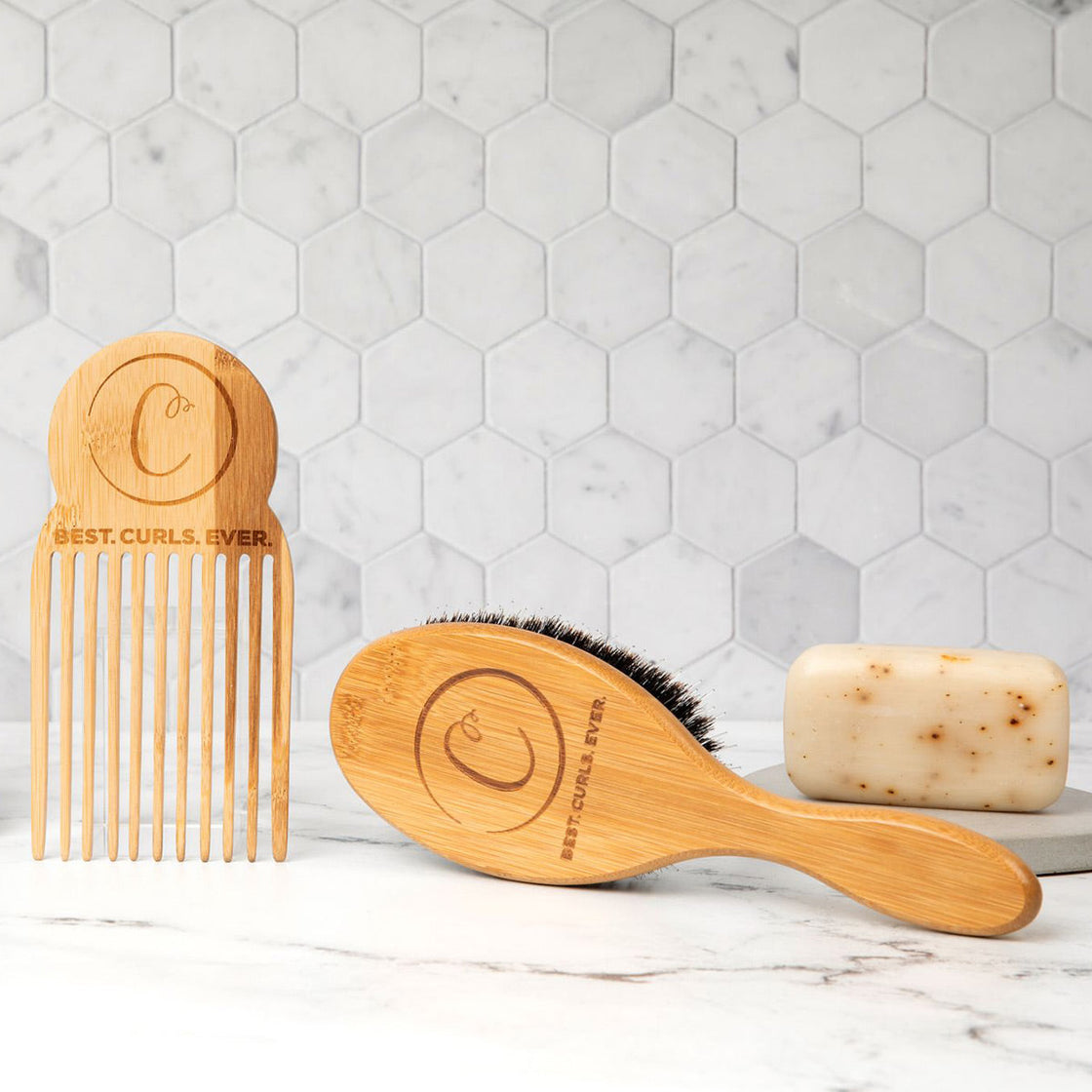 Bamboo Brush & Pick Bundle